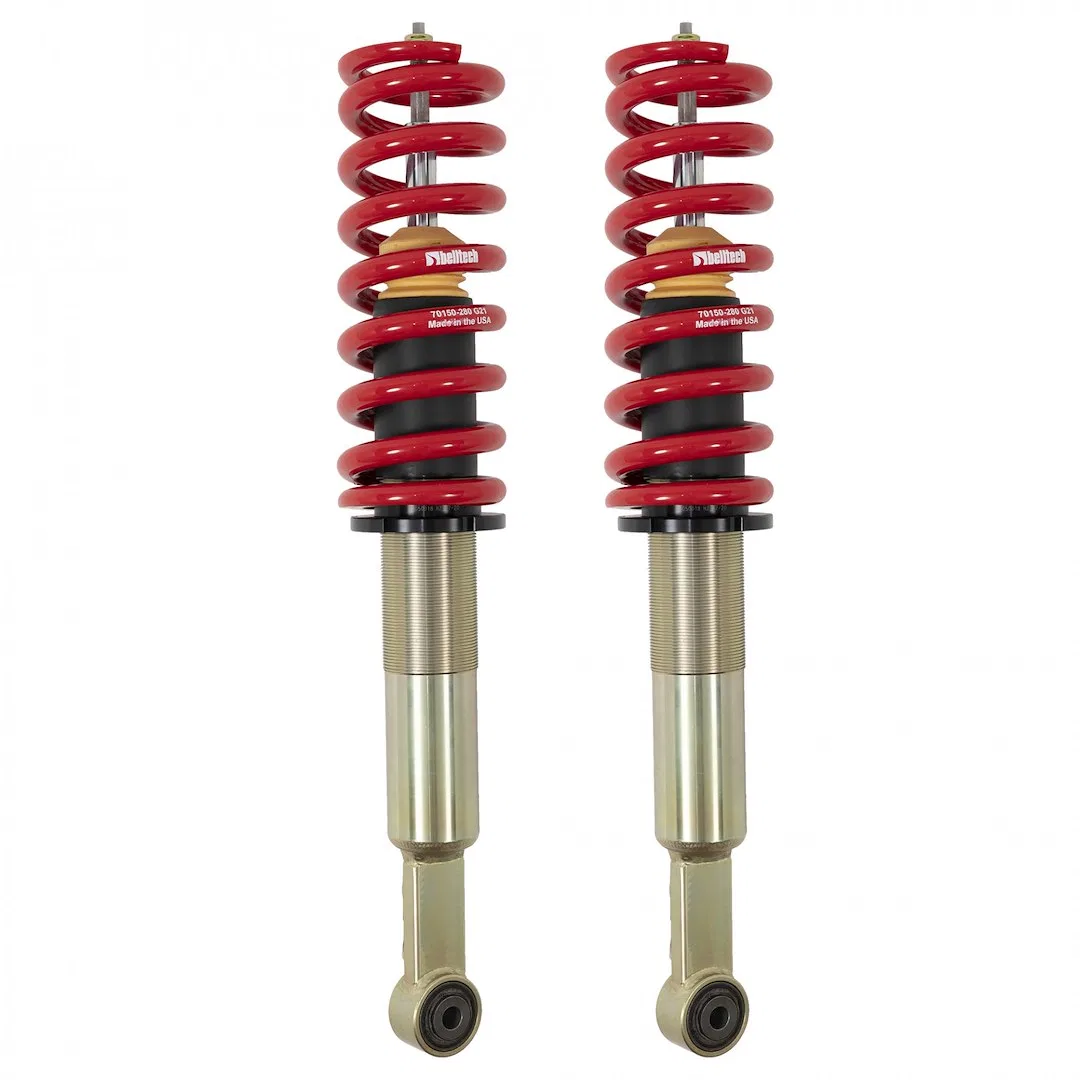 15106 – BELLTECH Coil Over Shock Absorber, Adjustable 0 Inch To 3 Inch Lift With Coil Springs/ Bump Stops/ Dust Boots...